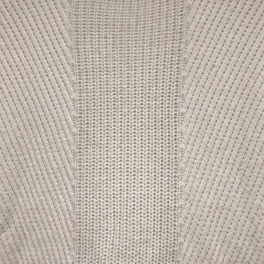 Athleta Merino Wool Crew Neck Womens Pullover Cream Sweater W/ Side Slits Size S - Picture 5 of 12
